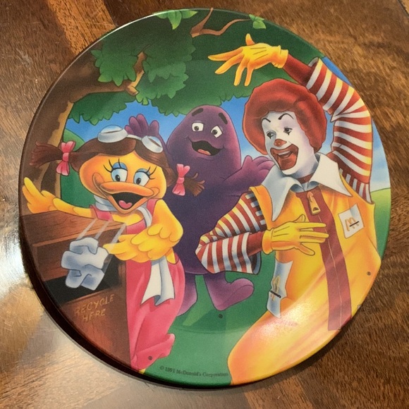 1991 Ronald McDonald Character Picture Plate Collector Vintage PMC Collectible - Picture 5 of 5